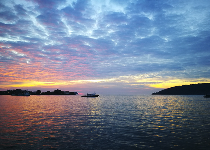 Malesia auringonlasku