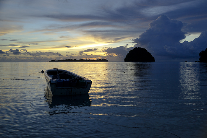 Malesia auringonlasku