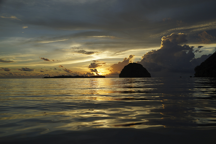 Malesia auringonlasku