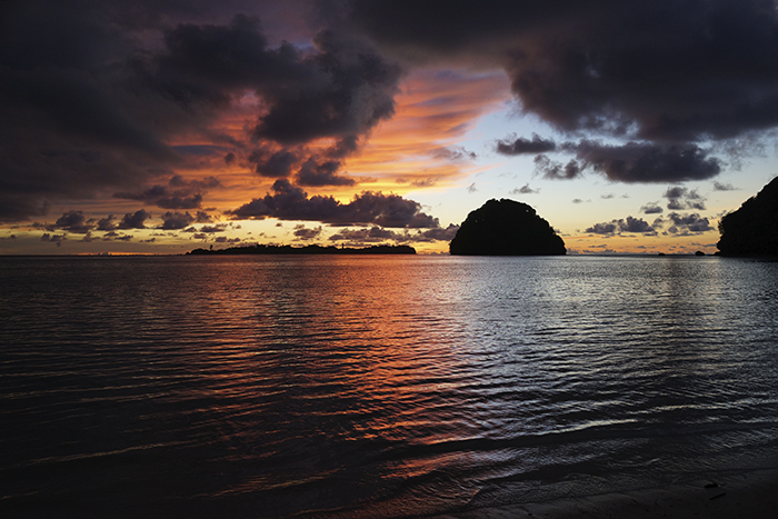 Malesia auringonlasku