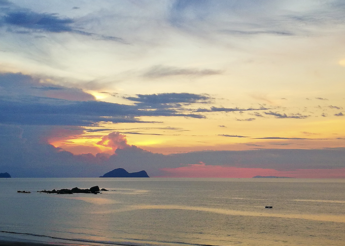 Malesia auringonlasku