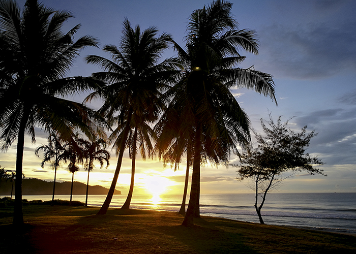 Malesia auringonlasku