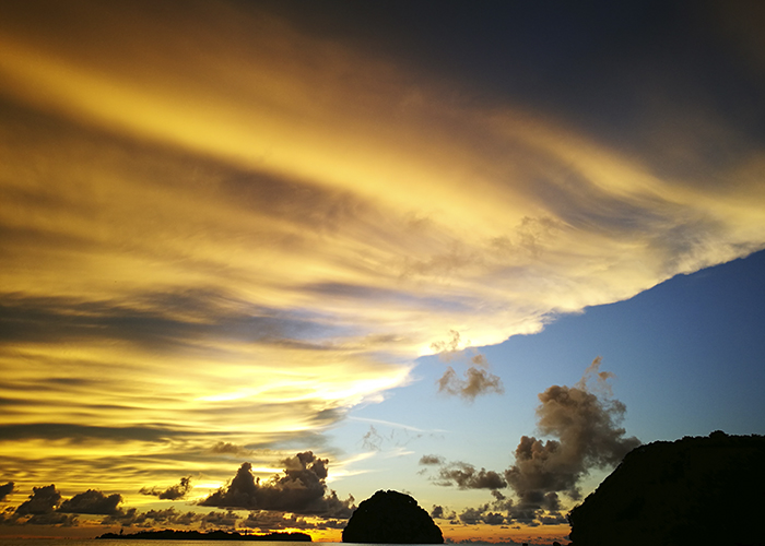 Malesia auringonlasku